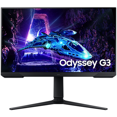 SAMSUNG Monitor 24" Odyssey LS24DG302EUXEN, FHD, VA, 180Hz, 1ms, HDMI, DP, crni